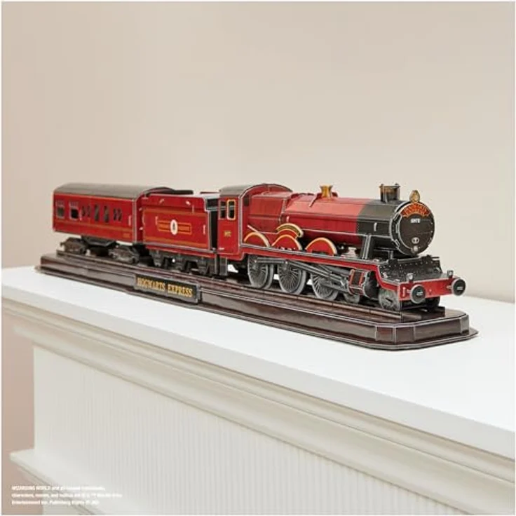 Spin Master 3D-Puzzle 4D Build - Harry Potter - Hogwarts Express, 181 Puzzleteile - hochwertiges Kartonmaterial, detailgetreu, ideales Geschenk für Fans – Bild 8