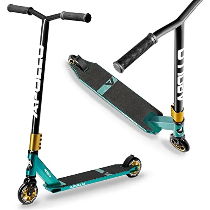 Apollo Stunt Scooter - Star Pro | HighQuality eloxierter Profi Stuntroller | Kinder Scooter mit ABEC 9 Kugellagern, 100mm Wheels | Stunt Scooter Erwachsene Version, Roller |Trick Roller für Teenies