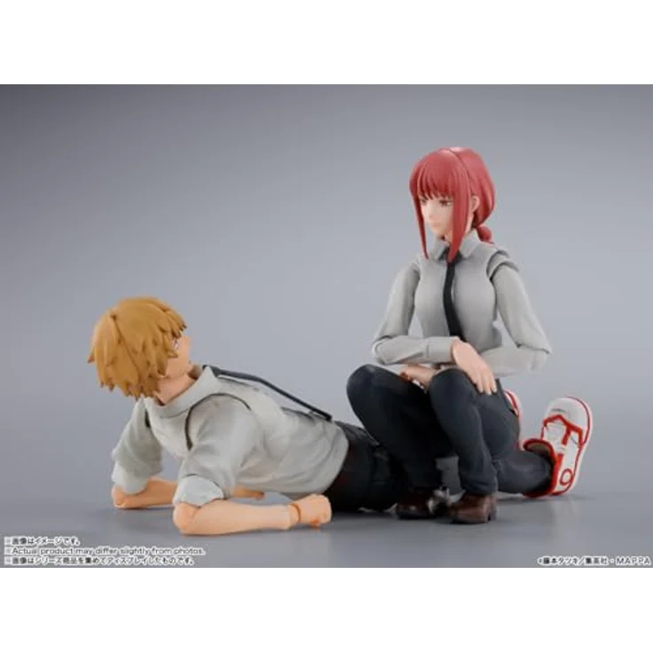 Tamashii Nation Chainsaw Man S.H. Figuarts Actionfigur Makima, 14 cm mit flexiblem Stoffmantel und wechselbaren Gesichtsteilen – Bild 11