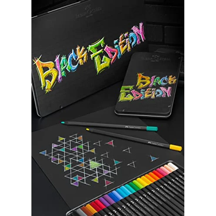 Buntstifte Black Edition 12er Metalletui – Bild 3