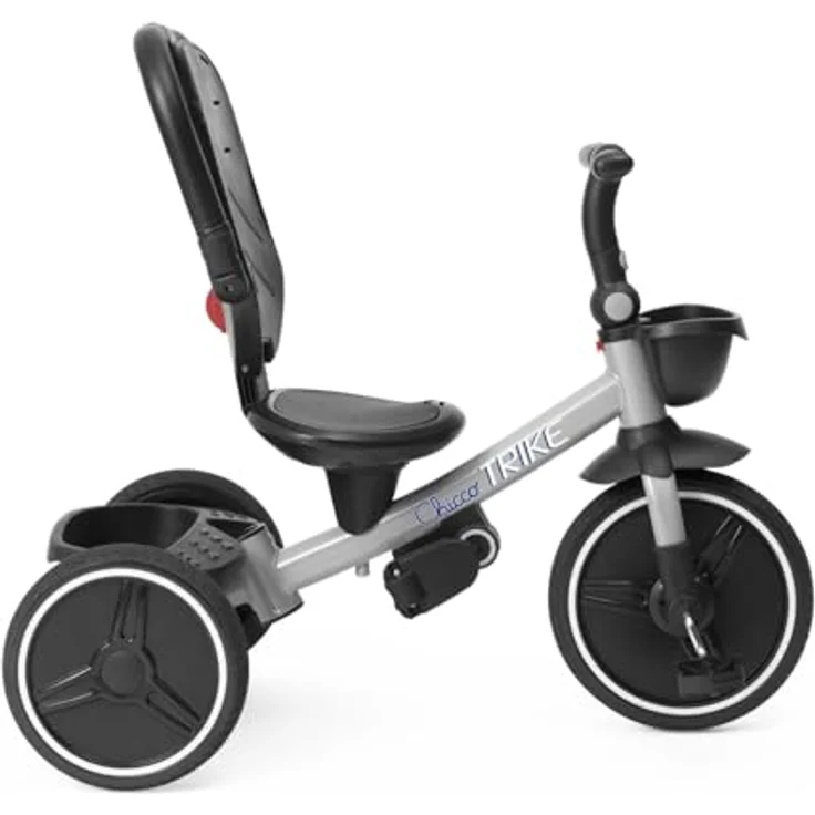 Chicco Dreirad TOY Trike 4 in 1, Smart Trike für Kinder von 10 Monaten bis 5 Jahren, mit höhenverstellbarem Teleskopgriff, blau – Bild 4