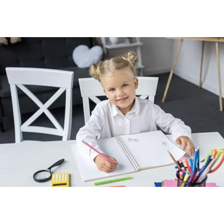 COLOP Little NIO Lehrer Motivstempel-Set Smiley Schule, 10 Motive, 1,7 x 1,7 cm, fancy grey – Bild 8