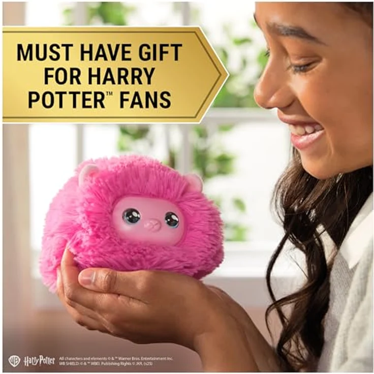 Spin Master Harry Potter Interaktiver Plüsch-Minimuff mit Sound, über 35 Geräusche, kuscheliges langhaariges Fell – Bild 6