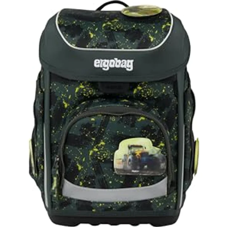 ergobag cubo Set, ergonomischer Schulranzen 5-teilig für 1. Klasse, höhenverstellbar, reflektierend, inklusive Sportbeutel und gefülltem Federmäppchen – Bild 3