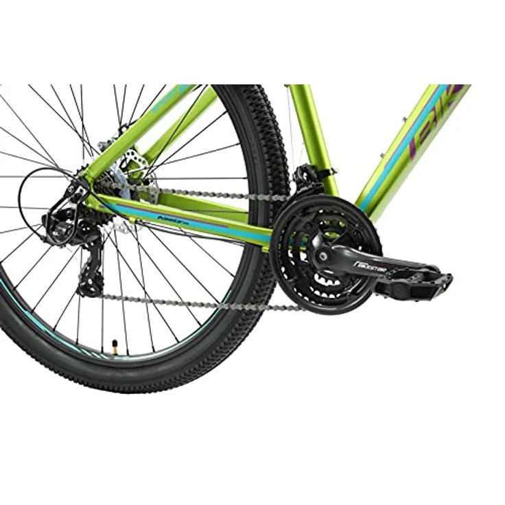BIKESTAR Hardtail Aluminium Mountainbike Shimano 21 Gang Schaltung, Scheibenbremse 29 Zoll Reifen | 17 Zoll Rahmen Alu MTB | Grün Blau – Bild 5