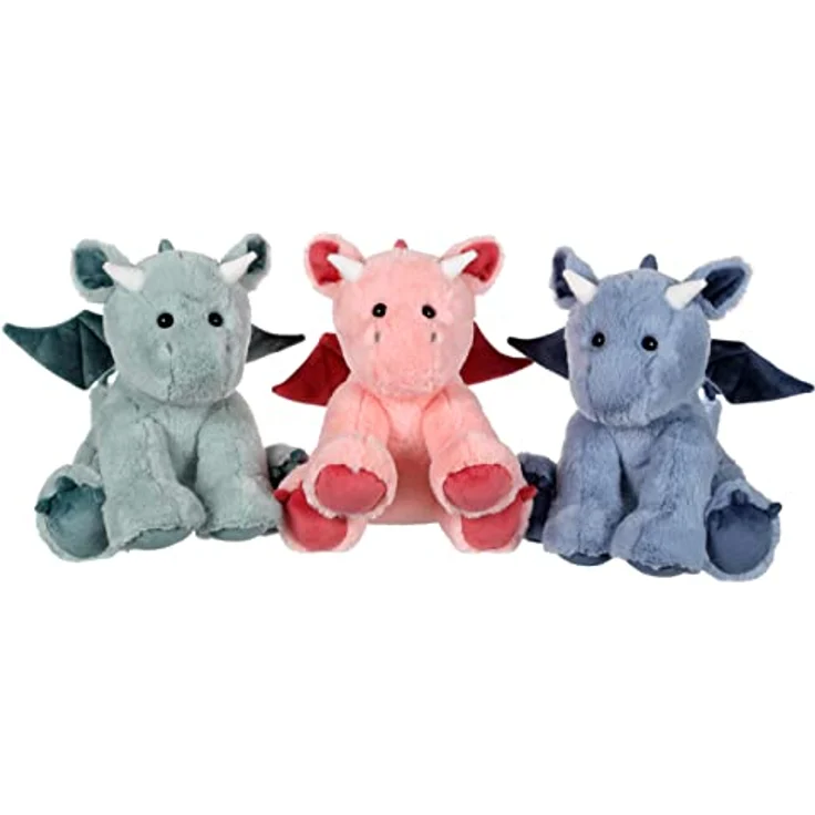 GIPSY TOYS Floppy Dragon 30 cm, grünes Kuscheltier für Kinder, in 3 Pastellfarben erhältlich – Bild 5