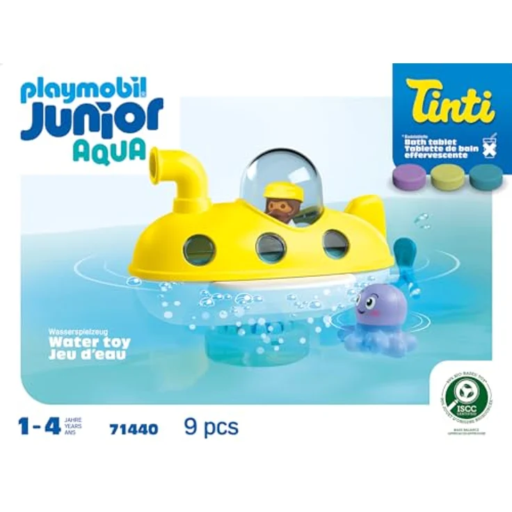 Playmobil® Konstruktions-Spielset Buntes U-Boot (71440), JUNIOR AQUA & Tinti, (9 St), Made in Europe – Bild 5
