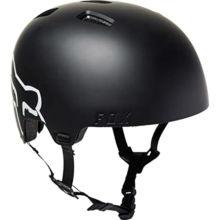 Fox Jungen JUNIOR Youth Flight Helmet, Ce Black, 001-black, Einheitsgröße - Fox Junior Youth Flight Helm mit hoher Schutzwirkung in Schwarz