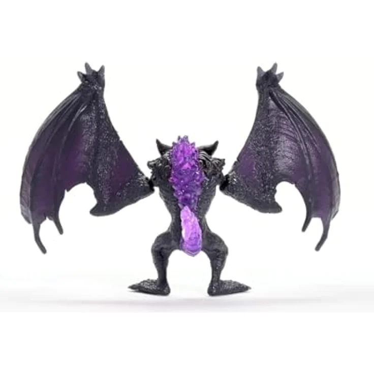 Schleich Schattenfledermaus - Eldrador Creatures, bedrohliches Geschöpf mit schwarzem, struppigem Fell, 21 x 15,5 x 13,5 cm – Bild 6