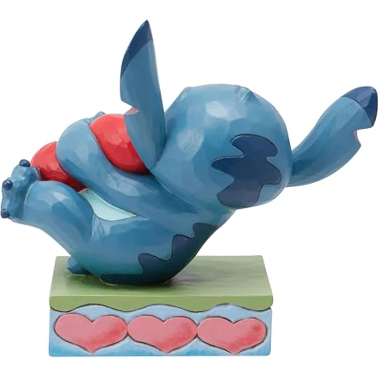 Enesco Stitch Dekorative Figur Umarmung Herz, 13x14x9 cm, mehrfarbig, Disney Traditions Lilo und Stitch – Bild 3
