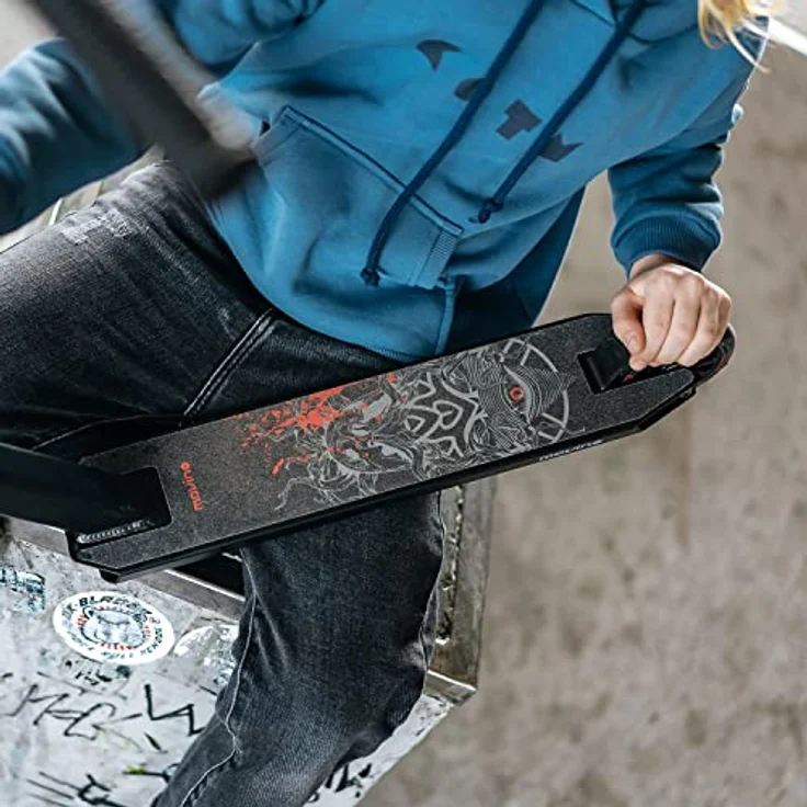 Movino Tyro Stuntscooter, Kinder Freestyle Scooter mit ABEC 9 Lagern, Aluminiumdeck und 100-mm-Rädern, max. Tragkraft 50 kg, ideal für 5- bis 9-Jährige – Bild 6