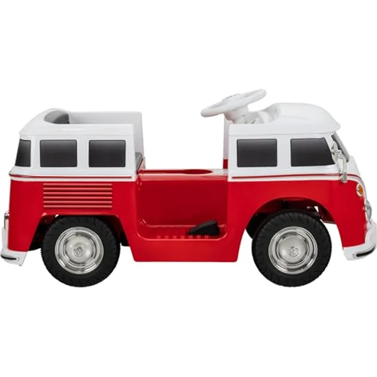 Actionbikes Motors VW Bus T1, Kinder Elektroauto mit Fernbedienung, ergonomischem Sitz und Bluetooth-Funktion, rot – Bild 4