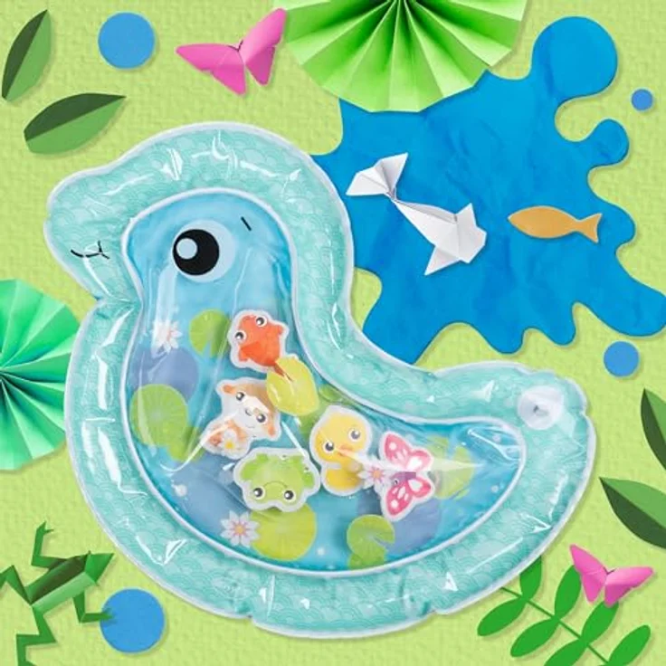 Playgro Wassermatte Baby, Aufblasbare Wasserspielmatte für sensorische Entwicklung, BPA-frei, ideal für 3-9 Monate – Bild 4