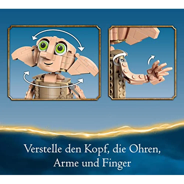 LEGO Harry Potter Dobby der Hauself Set, 403 Teile, ab 8 Jahren, 76421 – Bild 4