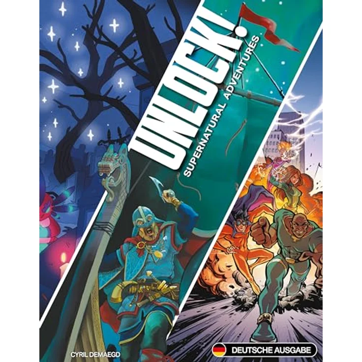 Space Cowboys Unlock! – Supernatural Adventures, Familienspiel, Rätselspiel, 1-6 Spieler, Ab 10+ Jahren, 60-90 Minuten, Deutsch, mit kostenlose App und 3 Episoden – Bild 2