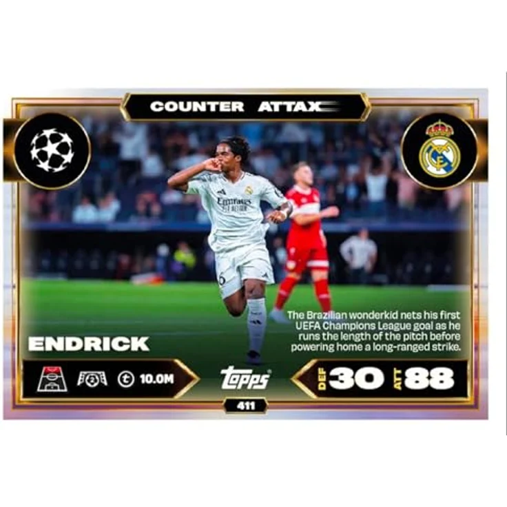 Topps UEFA Champions League Match Attax 2025/2026, Starter-Pack mit Sammelordner, 2 Spielmatten, 2 Päckchen (24 Karten) und 1 Spezial-Päckchen mit Limited Edition Karten – Bild 5