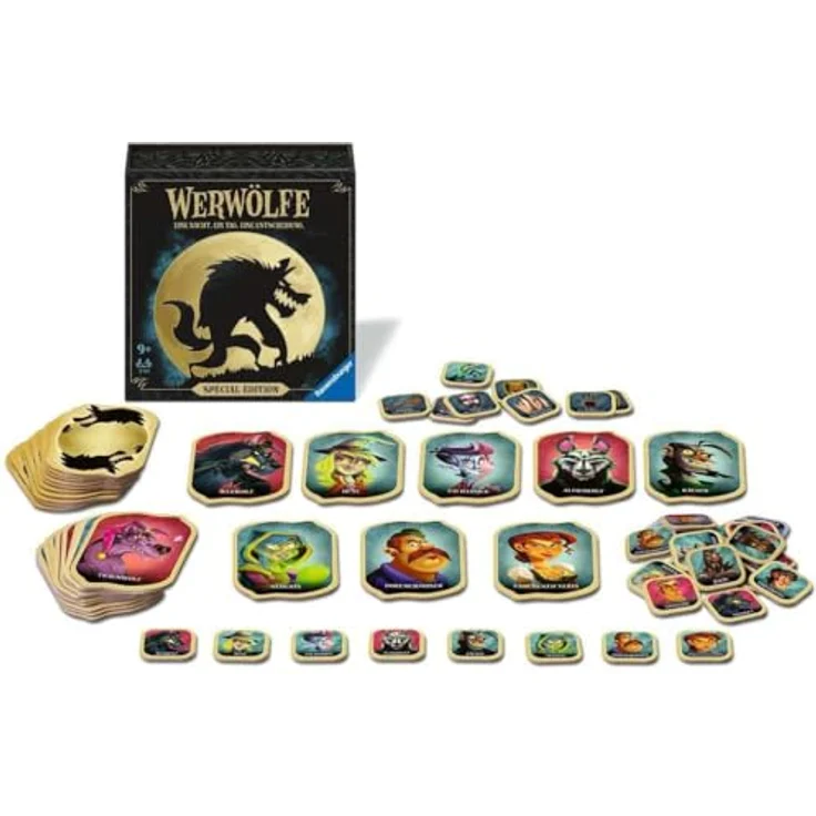 Ravensburger Werwölfe - Special Edition, Brettspiel mit beliebten Rollen aus Vollmondnacht, Morgengrauen und Vampirdämmerung – Bild 3