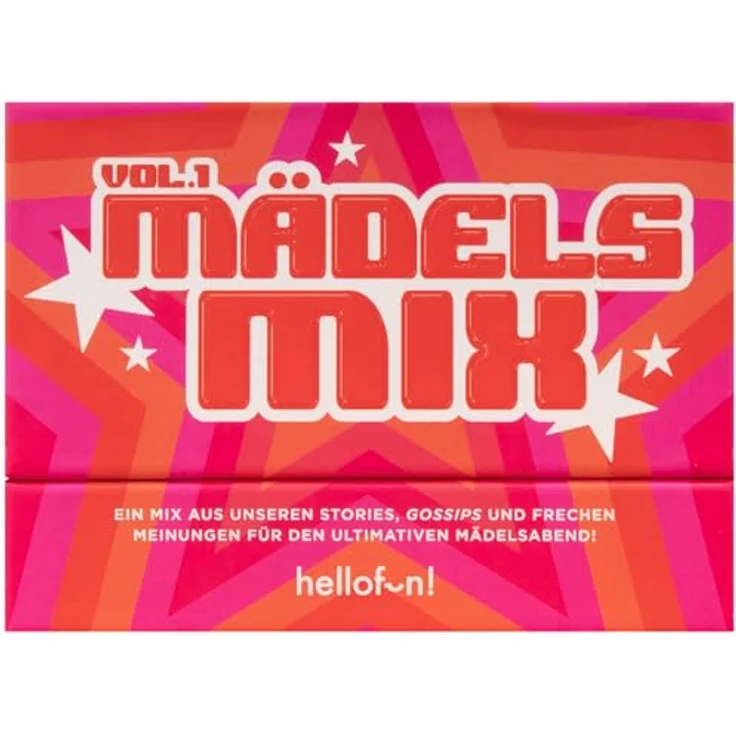 Hellofun! Mädels Mix Vol. 1, Partyspiel mit Geständnissen und lustigen Challenges, für 3 Spielerinnen ab 18 Jahren – Bild 2