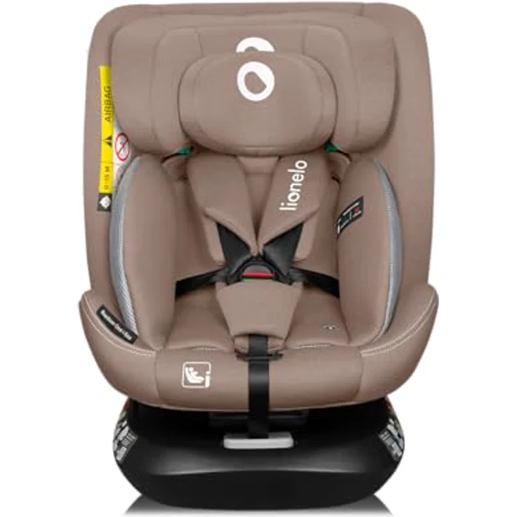 lionelo Autokindersitz BASTIAAN ONE i-SIZE, 4-in-1 Kindersitz mit Dri-Seat, 360 Grad Drehung, i-Size Zulassung, 0-36 kg, (Set) – Bild 3