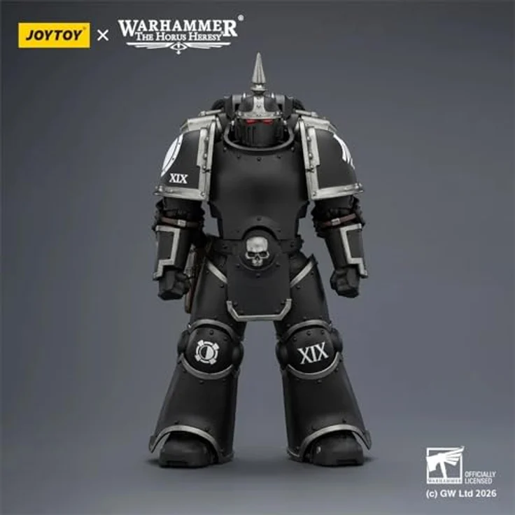 Joy Toy Warhammer Raven Guard MK III Tactical Legionary, detailreiche Sammelfigur mit Bolter und Bolzenpistole, 12 cm hoch, voll beweglich – Bild 2