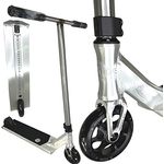 F26 Ethic DTC Erawan I Pandora I V2 Stunt-Scooter I Höhe 80-90cm I Leichter I Park I Hybrid I Street I Tret I Trick I Kinder I Roller I Lightweight I Freestyle (Pandora, Silber, M 85cm)