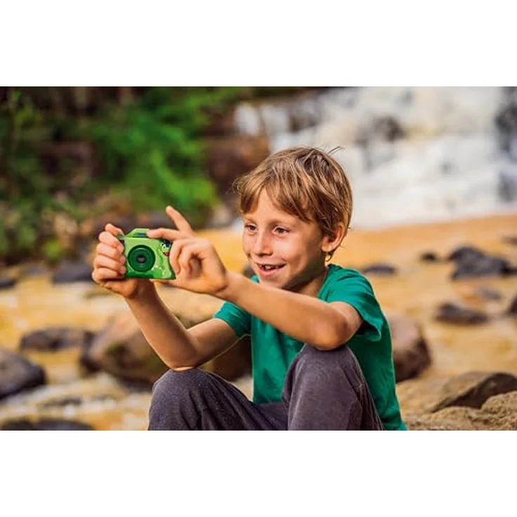 Lexibook DJ078DINO, 4-in-1 Kinderkamera im Dinosaurier-Design, mit variabler Bildauflösung bis 40M, Schutzgehäuse & MP3-Funktion, grün – Bild 4