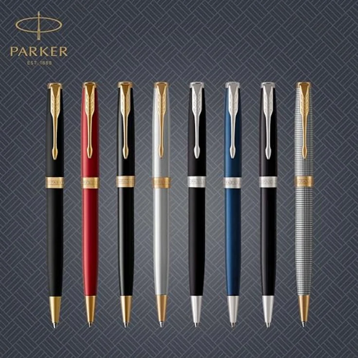 Parker Pen Sonnet, eleganter Schreibstift im klassischen Design, schwarz – Bild 10