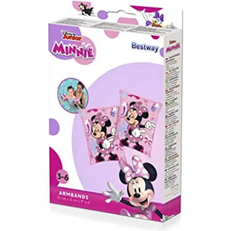 Bestway Disney Junior Schwimmflügel 3-6 Jahre Minnie Mouse, 25 x 15 cm – Bild 3