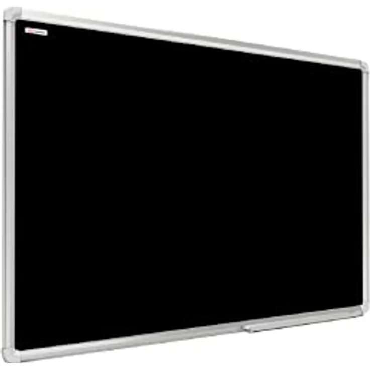 ALLboards Schwarze magnetische Kreidetafel mit Alurahmen 90x60cm – Bild 2