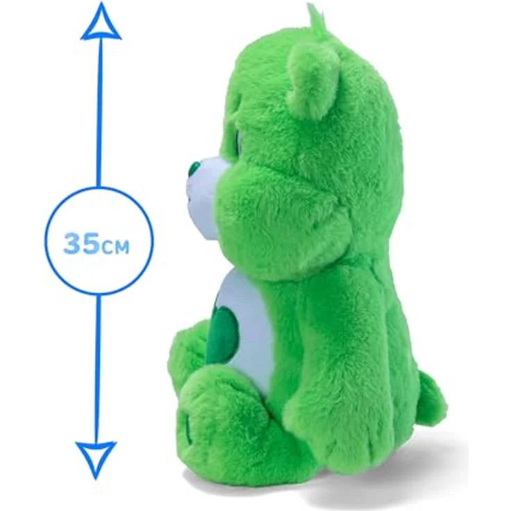 Simba Glücksbärchi Kuscheltier 35cm, grünes Plüschtier mit vierblättrigem Kleeblatt, in Geschenkbox, für Kinder und Erwachsene – Bild 2