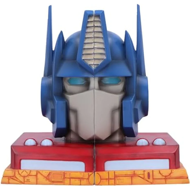 Nemesis Now Transformers Optimus Prime Buchstütze, 20 cm, hochwertiges Resin mit aufwendigen Details und verchromter Innenseite – Bild 1