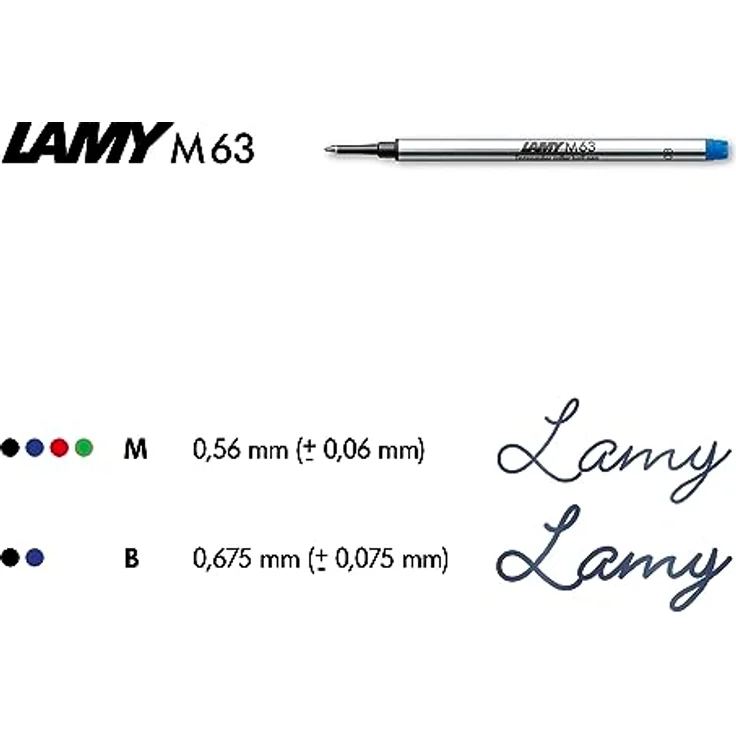 LAMY Füller Schwarz / B, hochwertige Schreibeigenschaften mit umweltfreundlicher M63 Mine – Bild 4