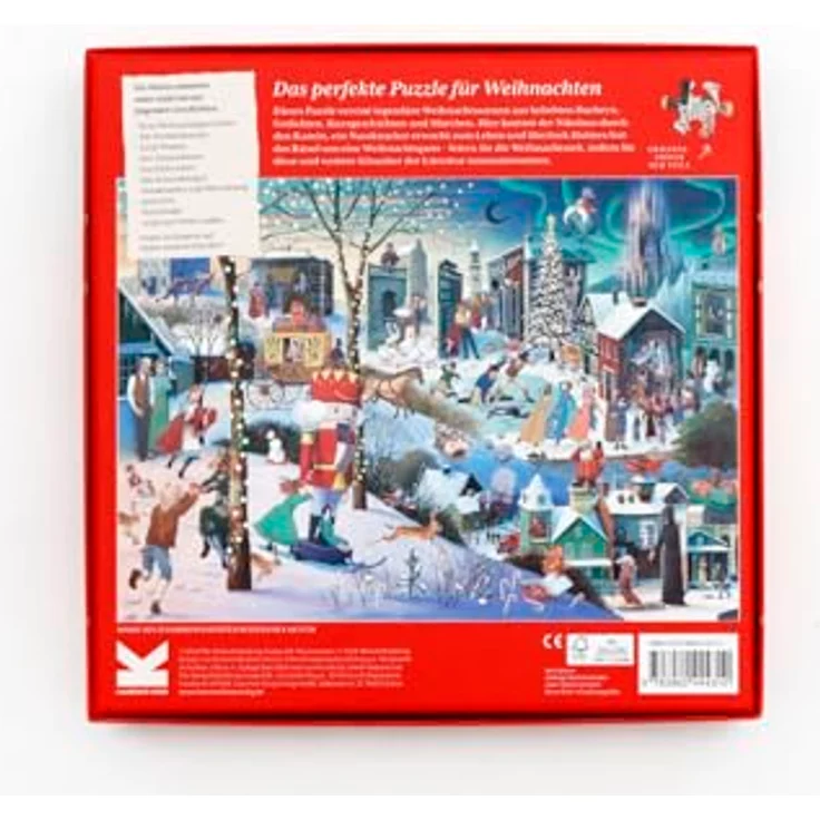 Laurence King Literarische Weihnachten, 16 Weihnachtsszenen aus berühmten Geschichten mit Poster und Erläuterungen – Bild 4