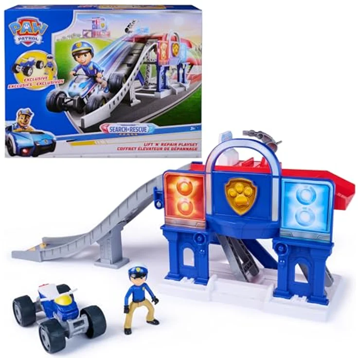 Spin Master PAW Search & Rescue - Lift & Repair Set, Spielzeugauto für kreatives Rollenspiel, mehrfarbig, für Kinder ab 3 Jahren – Bild 1