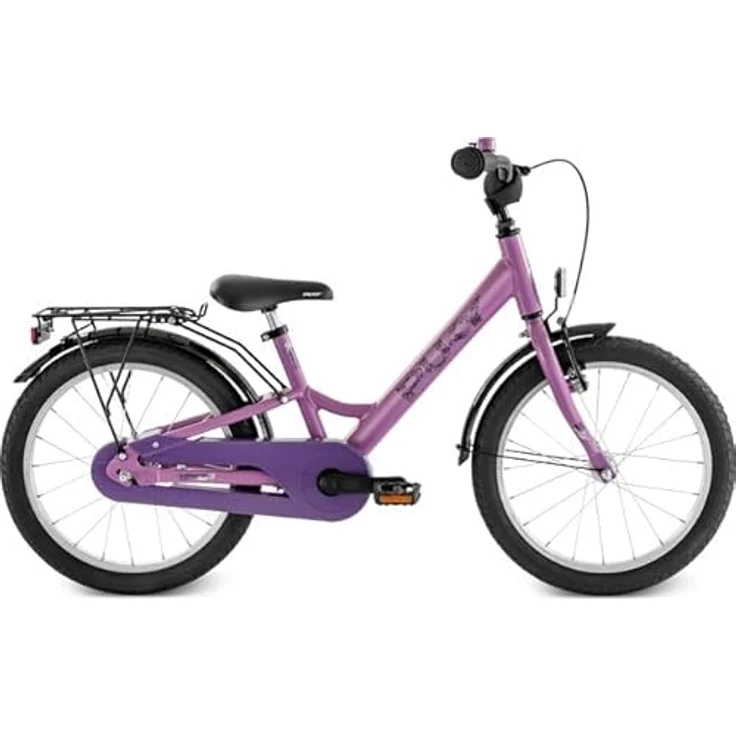 Puky YOUKE 18 Alu, Kinderfahrrad mit niedriger Einstiegshöhe, Gepäckträger und Schutzblechen – Bild 1