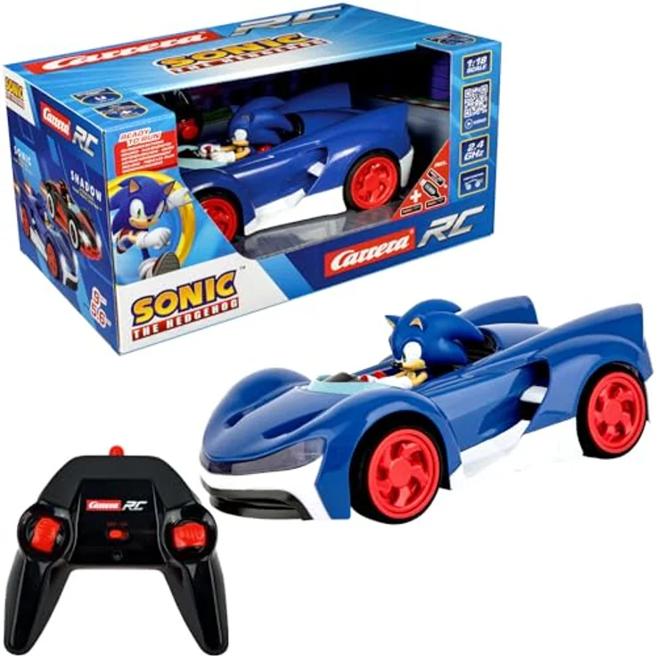 Carrera Team Sonic Racing Sonic, Ferngesteuertes Auto, Auto, Rennfahrzeug, Carrera RC CARS, 2,4GHZ, 370201061 – Bild 2