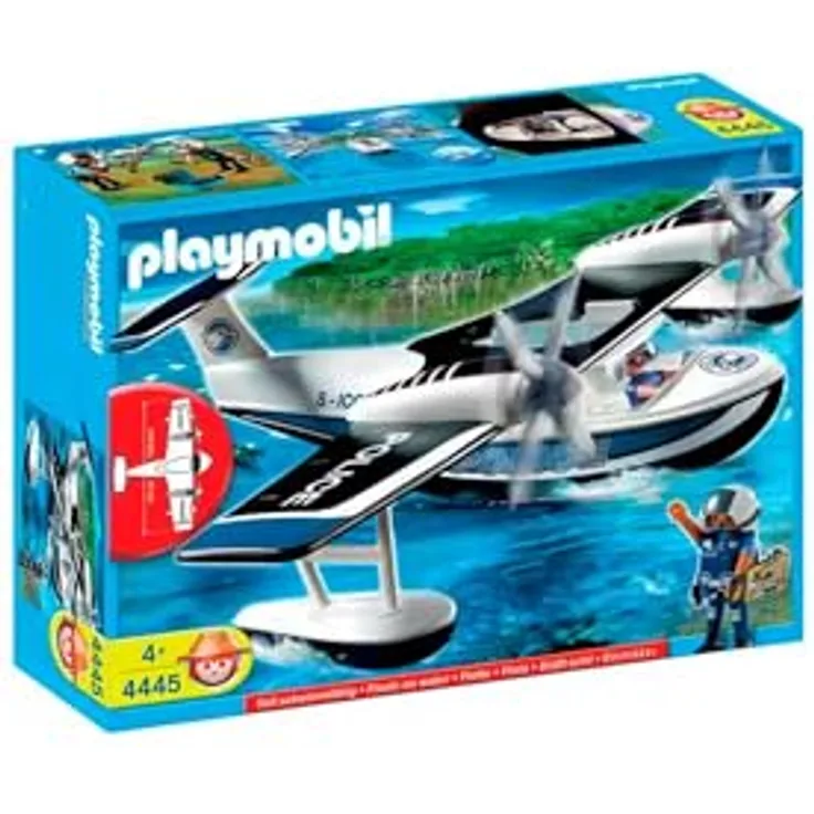 PLAYMOBIL - Polizei-Wasserflugzeug 4445