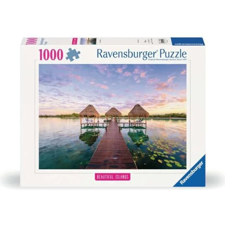 Ravensburger Puzzle Beautiful Islands 12000155, Paradiesische Aussicht, 1000 Teile Puzzle für Erwachsene und Kinder ab 14 Jahren, handgefertigte Puzzlestücke, reflexfreies Bild, knickstabile Qualität – Bild 1