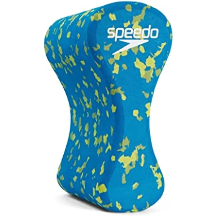 Speedo Unisex Foam Pullbuoy | Swim Training, Nordic Teal/Atomic Lime/Olive, One Size - Algen-EVA-Mischschaum, umweltfreundlich hergestellt