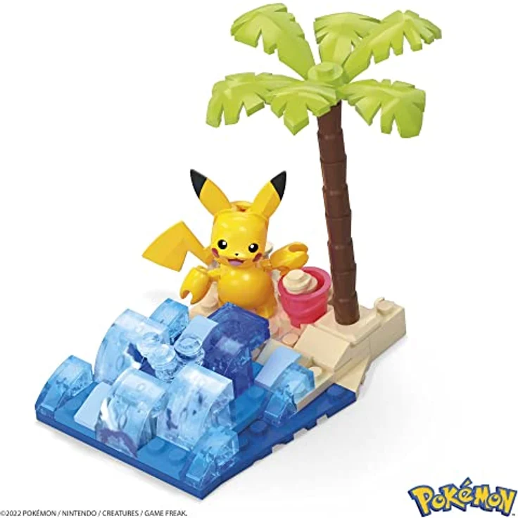 Pokemon Mega Construx Bauset: Pikachus Strandtag (79 Teile) – Bild 3