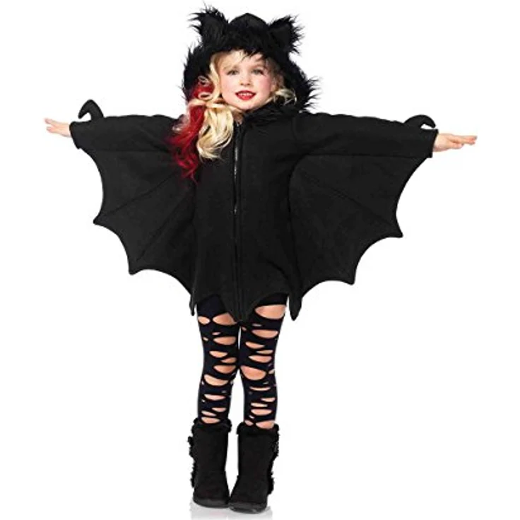 Leg Avenue C49100 - Cozy Bat Kinderkostüme, Schwarz, Größe Small (4 - 6 Jahre) – Bild 2
