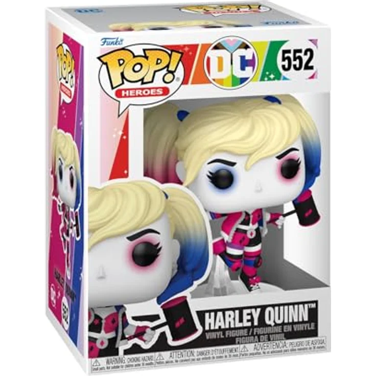 Funko Funko Pop! Unisex Harley Quinn Vinyl Figur 552, Sammlerfigur mit detailgetreuer Gestaltung – Bild 1