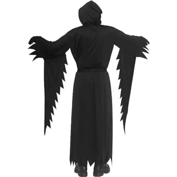 Fun World Scream® Ghostface® Junior Kostüm Größe 14/16 Jahre (156-174 cm) - Teen Scream 4 Geisterkostüm, Einheitsgröße, ideal für Halloween-Motto-Partys – Bild 3
