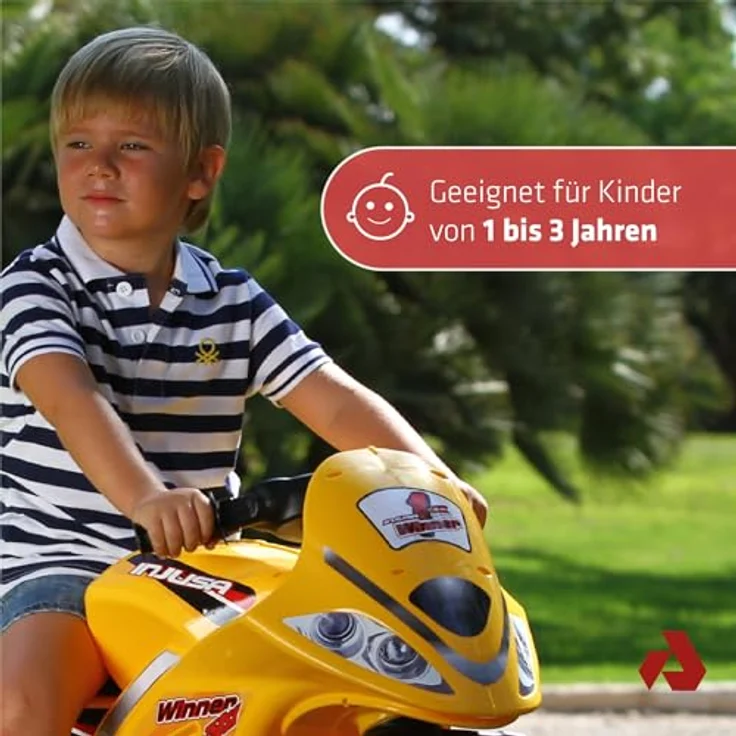 Injusa Elektrisches Dreirad Mickey Mouse, ergonomisches Kinderdreirad aus langlebigem Kunststoff mit breiten Rädern für Sicherheit und Stabilität – Bild 5