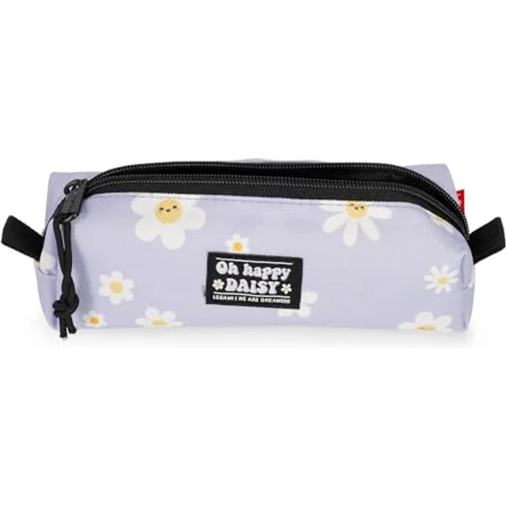 LEGAMI My Pencil Case Daisy, Reißverschluss-Federmäppchen aus recyceltem Polyester, L 22 x H 6 x W 6 cm – Bild 2