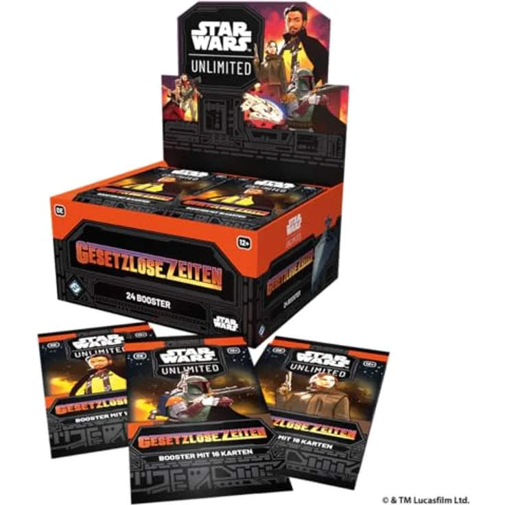 Asmodee - FFG - Star Wars: Unlimited Trading Card Game - Gesetzlose Zeiten - Booster Display (24 Booster Packs), TCG für 2+ Spieler, geeignet ab 12 Jahren, Deutsch – Bild 4