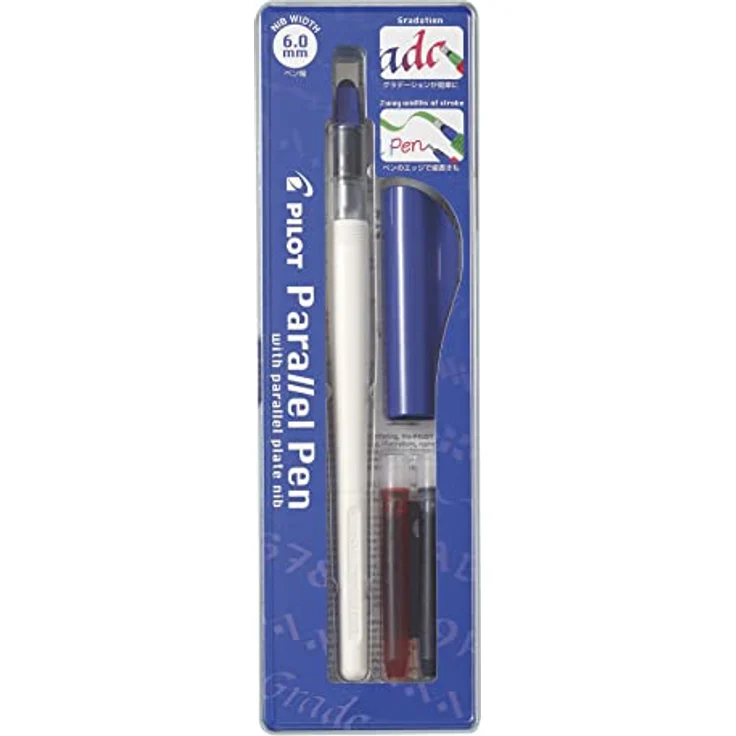 Pilot Pen Füllhalter Kalligrafie-Füllfederhalter Parallel Pen, blau – Bild 3