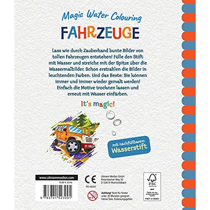 Ullmann Magic Water Colouring Fahrzeuge – Bild 3