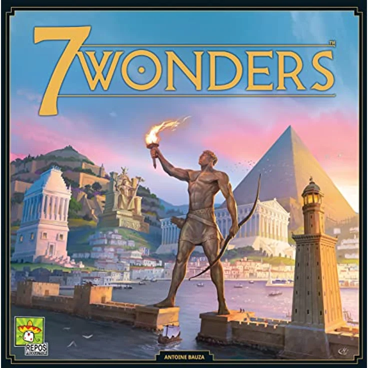 Enigma 7 Wonders V2, Brettspiel über antike Zivilisationen, für 3-7 Spieler, Norwegisch und Englisch, neue Regeln und Design, 30 Minuten Spielzeit – Bild 2
