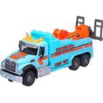 Majorette - Mack Granite Abschleppwagen für Kinder ab 3 Jahre (22 cm) - großer Spielzeug-Lastwagen mit Kran, Seilwinde und Abschleppgabel zum Abschleppen von Autos, mit Licht & Sound